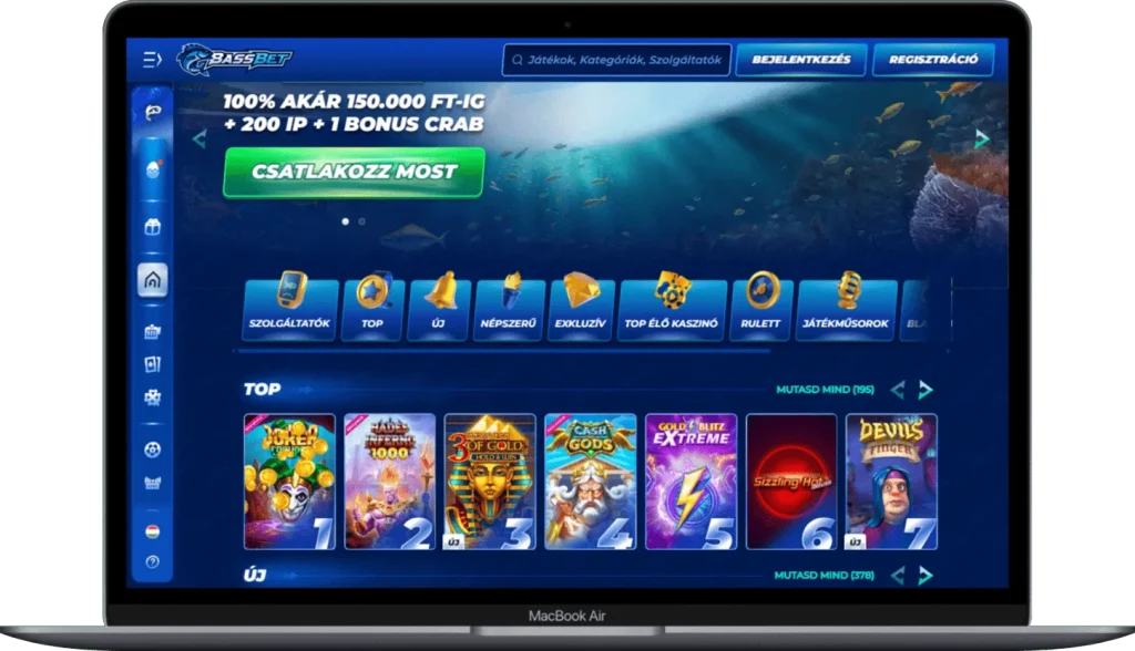 BassBet Kaszinó - Regisztrációs Bónuszok új Játékosoknak